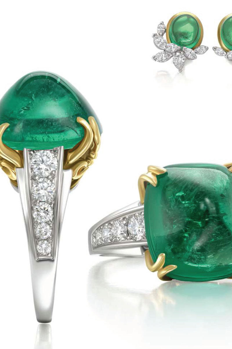 Oscar Heyman Platinum Oval Spinel & Diamond Ring – Robinson's Jewelers